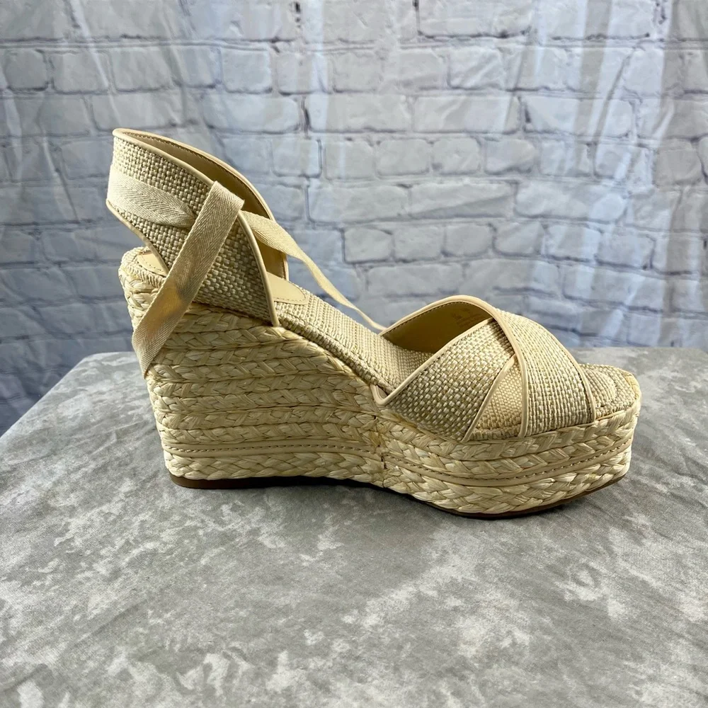 New Sam Edelman Vaughn Ankle Tie Espadrille Size 10M